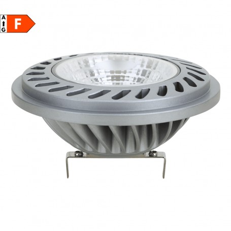 Lampo AR111LEDBC Lampadina LED G53 15W, Luce Calda, 12V AC/DC, 3000K, 1050 Lumen, Angolo apertura luce 45 Gradi