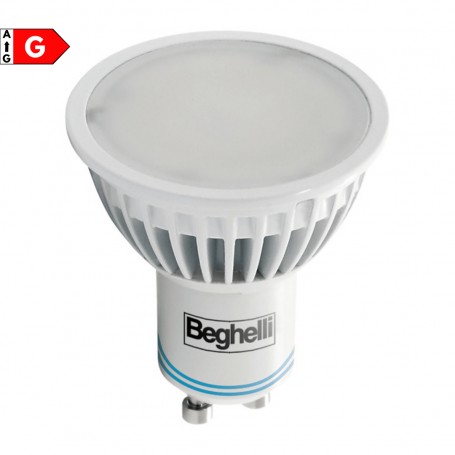 Lampadina LED GU10 Ricaricabile Anti Black-out Beghelli 56303 Sorpresa, 4W, Autonomia 2 ore, Luce Naturale, 300 Lumen, 4000K, A+