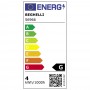 Beghelli 56966 Lampada LED E14 3,5W Luce calda, Resa 25W, 250 Lumen, 3000K, Oliva, Apertura luce 160 Gradi