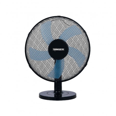 Termozeta TZWZ05PLUS Ventilatore da tavolo Diametro 40 cm, 5 pale, 45W, Oscillante, 3 Velocita, Nero