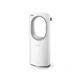 Zephir PH88BL Ventilatore senza pale 50W con telecomando, Oscillante, Alto 80 cm, 3 Velocita, Display LED, Comandi Touch, Bianco