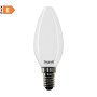 Beghelli 56530 Lampada LED Tutto Vetro 4W E14 Luce naturale, Resa 40W, 470 Lumen, 4000K, Oliva