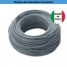 Cavo elettrico unipolare da 4 mm2 Grigio FS17-450/750V Roda cavi MADE IN ITALY