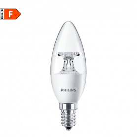 Philips CORECAN40840C Lampada LED E14 6W Luce naturale, Resa 40W, 520 Lumen, 4000K, Oliva, Trasparente