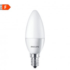 Philips CORECAN40840 Lampada LED E14 6W Luce naturale, Resa 40W, 520 Lumen, 4000K, Oliva
