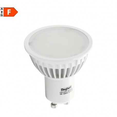 Beghelli 56127 Lampadina LED GU10 Dimmerabile 8W, Luce Naturale, Resa 90W, 4000K, 710 Lumen, Spot