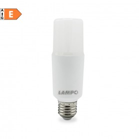 Lampo CO11WBF Lampada LED E27 9W Luce fredda, 980 Lumen, Tubolare allungata, 6400K, Apertura luce 220 Gradi