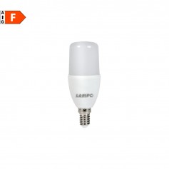 Lampo CO10WE14BF Lampada LED E14 8W Luce fredda, Resa 70W, 850 Lumen, 6400K, Forma Tubolare