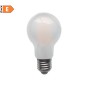 Lampo FL60E27SOBN Lampada LED 8W E27, Luce Naturale, 4000K, Resa 75W, 1100 Lumen, Goccia, Luce a 300 Gradi, Semiopache