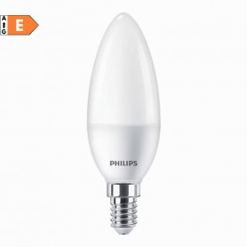 Philips 9290029787 Lampadina LED 7W E14, Luce Naturale, Resa 60W, 4000K, 806 Lumen, Oliva, Luce a 360 Gradi