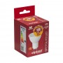 Beghelli Elplast 57009 Lampadina LED GU10 6W Luce Calda, Resa 75W, 530 Lumen, 3000K, Apertura luce 95 Gradi