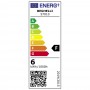 Beghelli Elplast 57010 Lampadina LED GU10 6W Luce Naturale, Resa 75W, 530 Lumen, 4000K, Apertura luce 95 Gradi