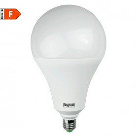 Beghelli 56861 Lampada LED E27 25W Luce naturale, Resa 150W, 2650 Lumen, 4000K, Goccia, Apertura luce 200 Gradi