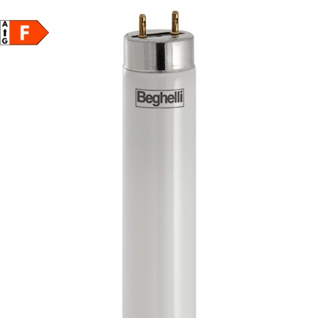 Beghelli 56231 Tubo LED 9W 60 cm Luce fredda, 900 Lumen, 6500K, Apertura luce 240 gradi