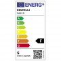 Beghelli Elplast 56819 Lampada LED E14 5W Luce fredda, Resa 40W, 470 Lumen, 6500K, Sfera, Apertura luce 160 Gradi