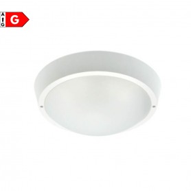 Vito Luz 3400700 Lampada da soffitto IP65, 18W LED, Luce naturale, 1224 Lumen, Diametro 22 cm