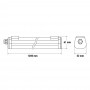 Plafoniera reglette LED extracompatta Beghelli Stagna Easy LED 75451, 36W, 3600 Lumen, Luce naturale, IP65 a tenuta stagna