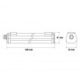 Beghelli 75450 Stagna Easy LED Plafoniera IP65 15W LED, 1800 Lumen, Luce naturale, 600 mm