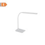 Eglo Laroa 96435 Lampada da scrivania Orientabile Bianca, LED 5W Dimmerabile, Luce Naturale, Interruttore touch, IP20