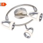 Lume con paralume plissettato e base cromata Ideal Lux Eternity TL1 Big, E27