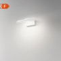 Applique LED Bianco in alluminio con luce indiretta IsyLuce 917P, Sistema LED Integrato 6W, Luce calda, 540 Lumen: Coppolav.it