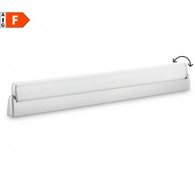 Philips Lamine 3116799P1 Plafoniera Sottopensile LED 550 mm, Orientabile, 11W Luce calda, 790 Lumen, Grigia, 2700K