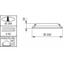 Philips DN065B LED20S/840 Faro 23W LED Luce Naturale, 2000 Lumen, Sottile 34 mm, Bianco, IP20