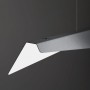 Cattaneo Kami 891/90S Sospensione Bianca, LED 2x15W, Luce calda, Dimmerabile, MADE IN ITALY