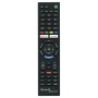 Telecomando Sony Universale Smart TV Bravo Original 3, Pronto all'uso, Già programmato, Batterie AAA, Nero