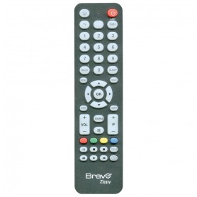 Telecomando universale per TV e digitale terrestre Bravo Zippy 90402304, Nero, Facile da programmare