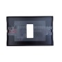 Vimar 08635.N Serie 22 Placca Nera 1 Posto per apparecchi Serie 8000, Alluminio Oxiver, MADE IN ITALY