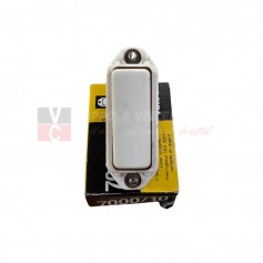 Vimar 7000/10 Interruttore Unipolare 10A, Contatti Argento, Bianco, Basculante, 1 Modulo, 250V, MADE IN ITALY