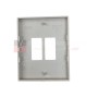 Vimar 8606/B/05 Serie 23 Placca Rosso Rubino Lucido Lucido 2 Posti per Serie 8000, MADE IN ITALY