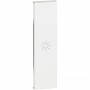 Bticino Living Now KW01A Cover con simbolo luce, Bianca, 1 Posto, Illuminabile, MADE IN ITALY
