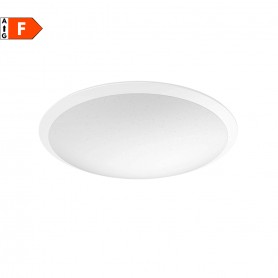 Plafoniera LED dimmerabile tonda 18W Philips Cavanal, Luce naturale 4000K, 1600 Lumen, Diametro 35 cm, Bianca: Coppolav.it