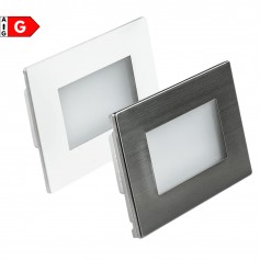 Segnapasso anti blackout Lampo SPLEDEM503BC AD INCASSO LED 3W, luce calda 3000K