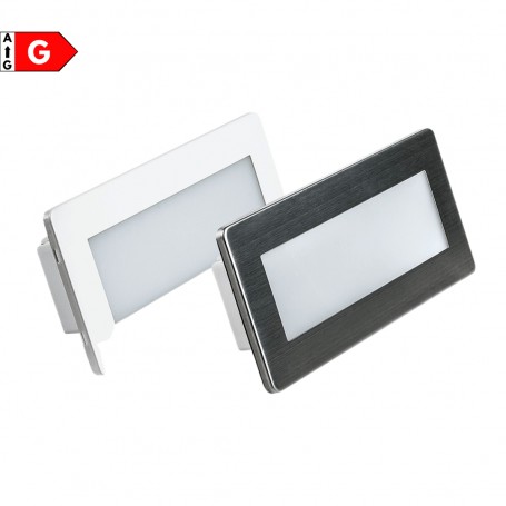 Segnapasso LED 5W AD INCASSO ANTI BLACK-OUT Lampo SPLEDEN506BN, luce naturale, IP65, bianco o acciaio Inox|Coppolav.it: LED