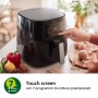 Philips Airfryer HD9270/70 Friggitrice ad aria 6.2 Litri, Timer e controllo della temperatura, 14 Impostazioni di cottura, Nera