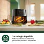 Philips Airfryer HD9270/70 Friggitrice ad aria 6.2 Litri, Timer e controllo della temperatura, 14 Impostazioni di cottura, Nera