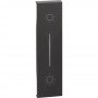Cover Bticino Living Now KG05L per pulsante e Doppio Pulsante K4037N e K4036, Nera, 1 Modulo