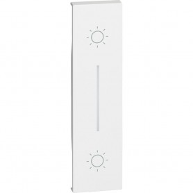 Cover Bticino Living Now KW05L per pulsante e Doppio Pulsante K4037N e K4036, Bianca, 1 Modulo