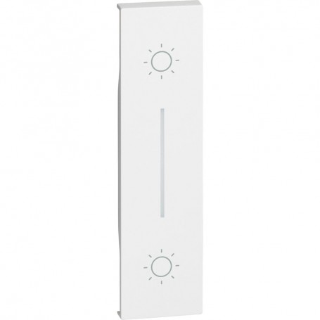 Cover Bticino Living Now KW05L per pulsante e Doppio Pulsante K4037N e K4036, Bianca, 1 Modulo
