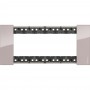 Bticino Living Now KA4806DM Placca Aura 6 Moduli, Materiale plastico, Serie Civili, MADE IN ITALY