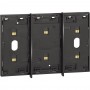Bticino Living Now KW8103 Frame elettrificato Bianco, 3 Moduli, per supporto K4703