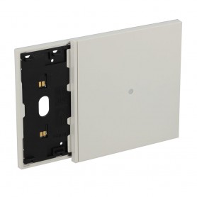 Bticino Living Now KW8103M03 Frame 3 Moduli Bianco con mostrina presa Tedesca, per supporto K4703