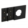 Bticino Living Now KW8104M03 Frame 4 Moduli Bianco con mostrina presa Tedesca, per supporto K4704