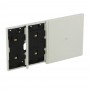 Bticino Living Now KW8103M24 Frame 3 Moduli Bianco con mostrina Antifurto, per supporto K4703