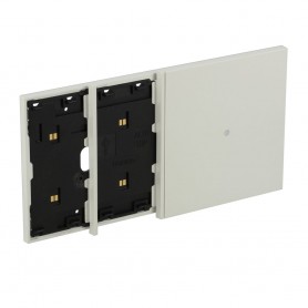 Bticino Living Now KW8103M24 Frame 3 Moduli Bianco con mostrina Antifurto, per supporto K4703