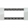 Bticino Living Now KA4804DA Placca Sky 4 Moduli, Plastica Bimaterica, MADE IN ITALY