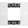 Bticino Living Now KA4806DA Placca Sky 6 Moduli, Plastica Bimaterica, MADE IN ITALY